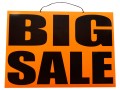 Tablica tabliczka z napisami BIG SALE B3