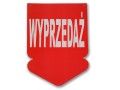 Tablica z napisami tabliczka wyprzedaż