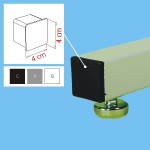 Zaślepka zakończenie rury 40x40mm 