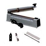 Zgrzewarka do folii ręczna impulsowa METALOWA 300 mm ZGRZEW 10 mm Z NOŻEM