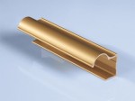 Profil rączka aluminiowa złota do drzwi przesuwnych (outlet)
