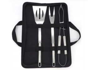 Sztućce do grillowania w etui