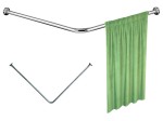 Fitting room, corner semi circle