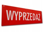 Tablica tabliczka WYPRZEDAŻ 69x24 pozioma
