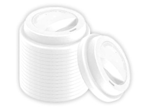 Wieczko, pokrywka, dekielek do kubków papierowych 8 cm - 50 szt.