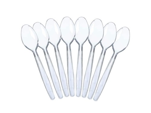 Łyżeczki jednorazowe plastikowe bezbarwne ekonomiczne 2.jpg