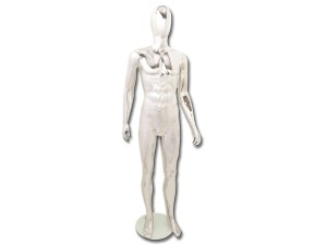 Male Full-body Mannequin - black gloss (1) (1)