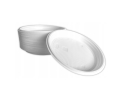 talerze talerzyki jednorazowe plastikowe białe