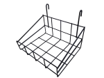 Kosz na  kratkę kratę 20x15 cm CZARNY