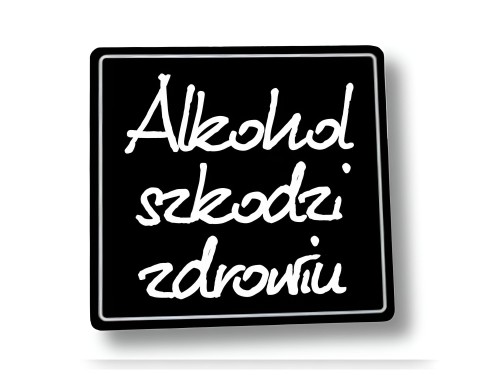 Tabliczka ALKOHOL SZKODZI ZDROWIU