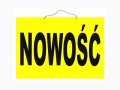 Tablica tabliczka z napisami etykieta nowość B3