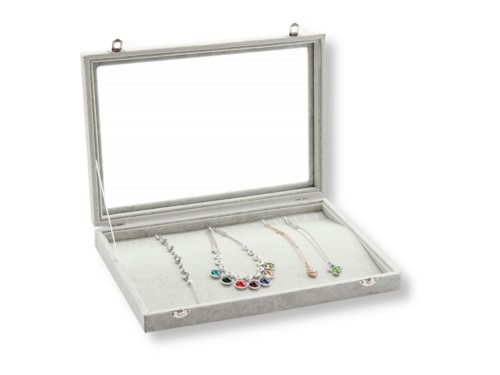 TACKA ZAMYKANA DO EKSPOZYCJI SKLEPOWA NA BRANSOLETKI ŁAŃCUSZKI