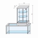 Extension for cabinet PO 10 OBR