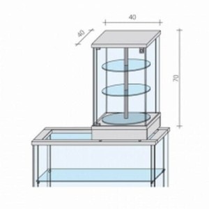 Extension for cabinet PO 10 OBR