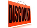 Tablica tabliczka Z NAPISAMI DISCOUNT