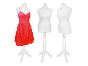 Manekin damski krawiecki - 36/38 z drewnianym stojakiem