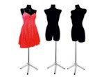 Manekin damski krawiecki - 40/42 z metalowym stojakiem i półudem