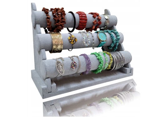 ekspozytor na biżuterię potrójny szary.jpg