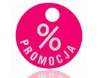 Tablica - etykieta okrągła PROMOCJA %  fi 15cm 