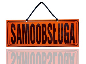 Tablica tabliczka SAMOOBSŁUGA A4/2