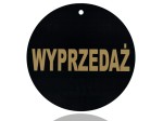 Tablica - etykieta okrągła WYPRZEDAŻ 24 cm