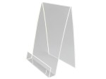 Stojak na ulotki A5 biurkowy pleksi pionowy
