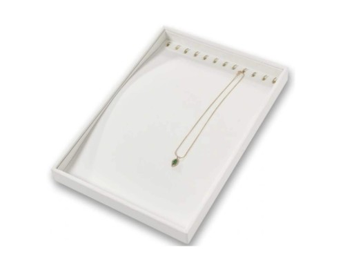 TACKA EKSPOZYTOR BIAŁY EKOSKÓRA