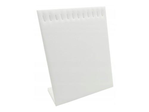 EKSPOZYTOR NA BIŻUTERIĘ BIAŁY EKOSKÓRA