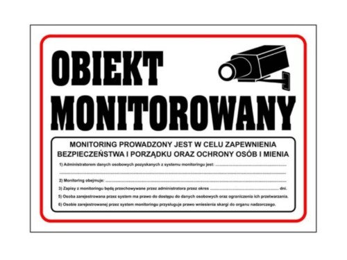 TABLICA OBIEKT MONITOROWANY
