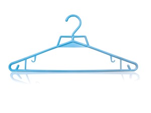 Wieszak nieobrotowy niebieski 40cm 500 szt