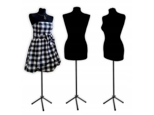 Manekin damski krawiecki - 36/38 z czarną nogą