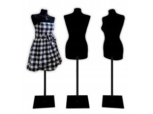 Manekin damski krawiecki - 36/38 z czarną podstawą 
