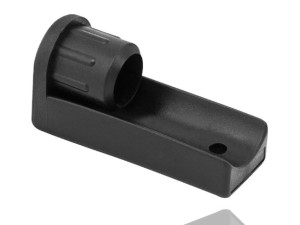 Stopka plastikowa zewnętrzna, nóżka do drążka Q25 czarna