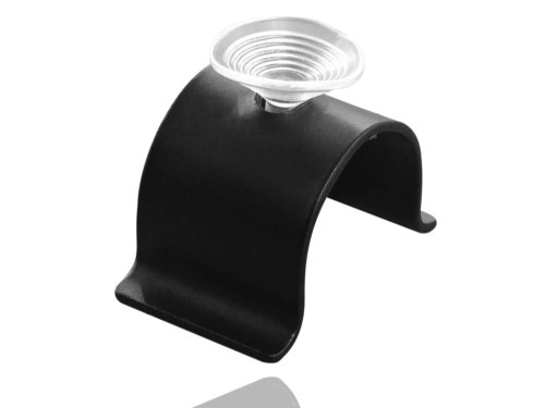 uchwyt poziomy do szkła metalizowany czarny z przyssawką.jpg