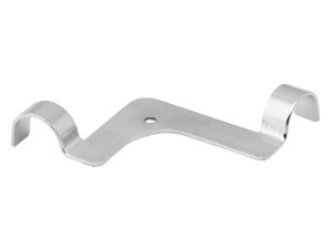 Złączka narożna, siodełko, podpora narożnikowa półki do drążka Q25 chrom OUTLET