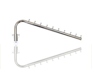 Wieszak z 10 bolcami + jarzmo rurka fi 20