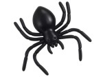 Sztuczne pająki, dekoracja na Halloween, czarne, 10 szt. 