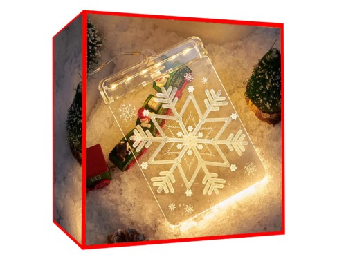 witraż okienny 3D LED śnieżynki montip.jpg