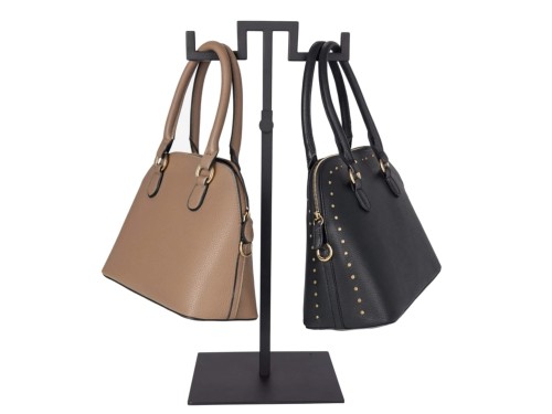 Stojak ekspozytor na torebki, paski, biżuterię, maskotki czarny montip.jpg