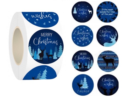 naklejki swiateczne niebieskie merry christmas renifery montip.jpg