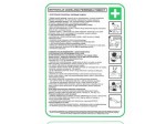 Tablica tabliczka PCV instrukcja udzielania pierwszej pomocy 25x35