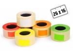 Taśma, metka metki do metkownicy dwurzędowej 26x16mm kolor