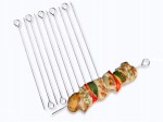 Szpikulce metalowe do szaszłyków 30cm, BBQ grill stal 10 szt.