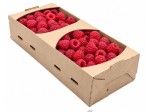 Kobiałka papierowa brązowa, pojemnik na truskawki 17,2x10,7x6,5 cm 0,5 kg 20 sztuk