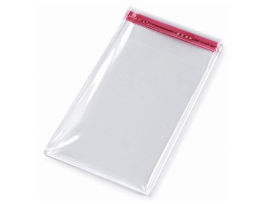 Torebki woreczki celofanowe z taśmą klejącą 25x35 100szt.