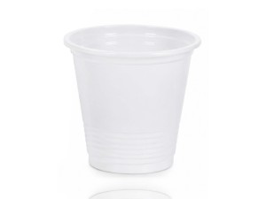 Kubki plastikowe 80 ml białe, REUSE, kubeczki do degustacji, wielorazowe, 100 szt.