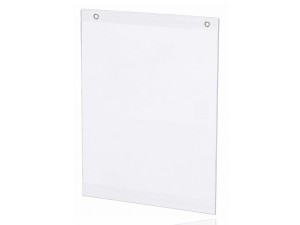 Kieszeń plakatowa z metalowymi oczkami na plakat cenówkę A4 PCV antyrefleks