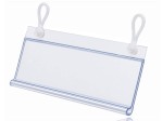 Listwa cenowa do koszy z drutu , etykieta wahliwa z klipsem 10 cm