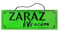 tabliczka zaraz wracam zielona na drzwi montip.jpg