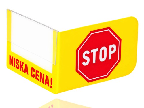 stoper cenowy stop niska cena zolty na listwe cenowa montip.jpg